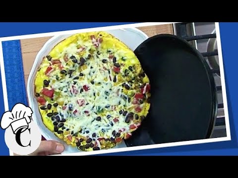 Black Bean and Corn Frittata! An Easy, Healthy Egg Recipe!