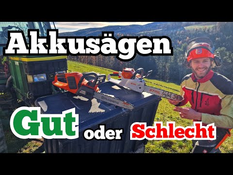 Der ehrliche Akkusägen Vergleich - Stihl vs Husqvarna