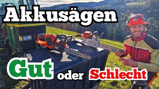 Der ehrliche Akkusägen Vergleich - Stihl vs Husqvarna