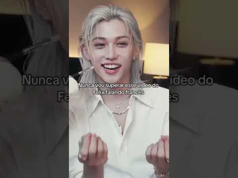 O Felix do Stray Kids falando francês #straykids #stay #skz #felix #idiomas #idol #kpop