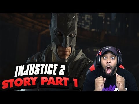 Let's Play INJUSTICE 2 Part 1 - Krypton (Story Mode) Batman vs Superman Fight | iPodKingCarter