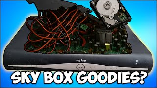 What can we remove and reuse from an old Sky+ HD box?