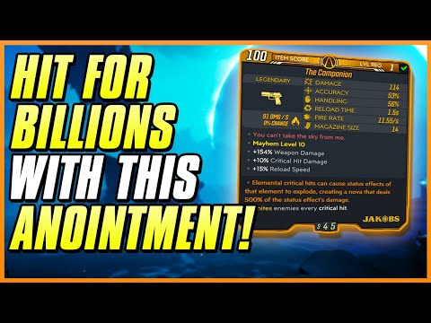 500% ELEMENTAL CRIT IS ONE OF THE STRONGEST ANOINTMENTS! | Hit For Billions! | Borderlands 3