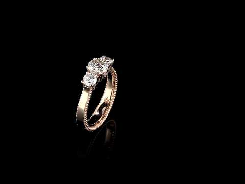 DANA ARISH - WINTER three stone diamond ring