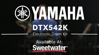 Video thumbnail for Yamaha DTX542K Electronic Drum Kit Demo by Sweetwater by Sweetwater