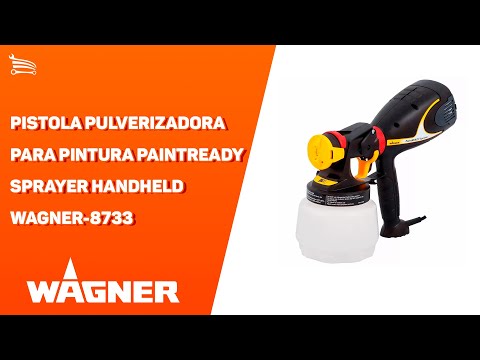 Pistola Pulverizadora para Pintura PaintReady Sprayer Handheld 110V WAGNER-8733 - Video