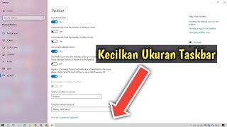 Download lagu Cara Mengecilkan Mengubah Ukuran Taskbar Windows 10 mp3 Download lagu Cara Mengecilkan Mengubah Ukuran Taskbar Windows 10 mp3