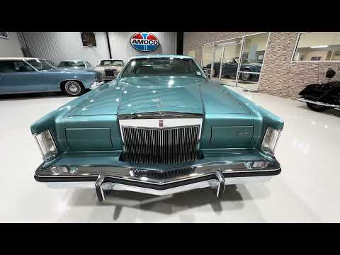 1979 Lincoln Mark V Turquoise Luxury Group Package! 11,900 Miles! STUNNING!!