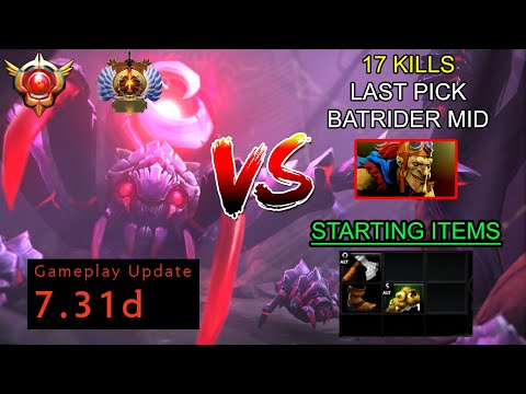 Northernlight's Broodmother vs Batrider Mid (0200) 7.31D #dota2 #broodmother #7.31d