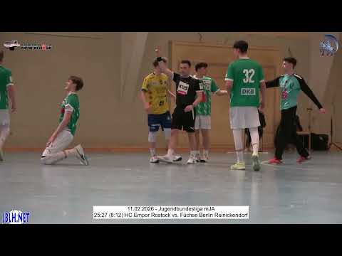 25:27 (8:12) HC Empor Rostock vs. Füchse Berlin Reinickendorf - 11.02.2026