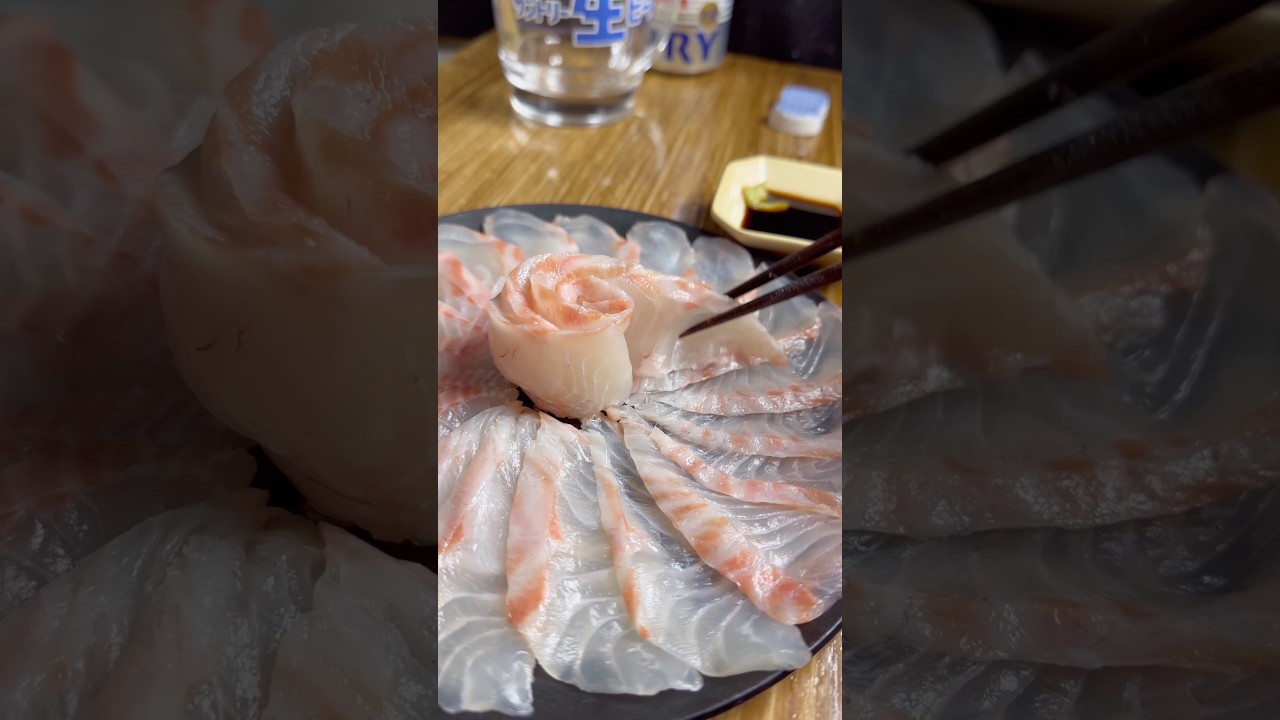 熟成イシガキダイの刺身#cooking #魚 #japanesefood #おうちごはん #晩酌