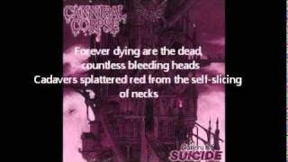 Cannibal corpse - Suicide galley Lyrics