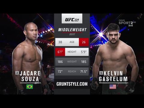 Jacare Souza vs Kelvin Gastelum full fight
