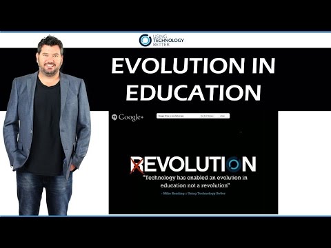 The Evolution of Education and Training vs Evolution