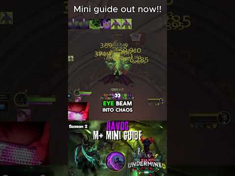 Max DPS Demon Hunter Mythic+ Opener #worldofwarcraft