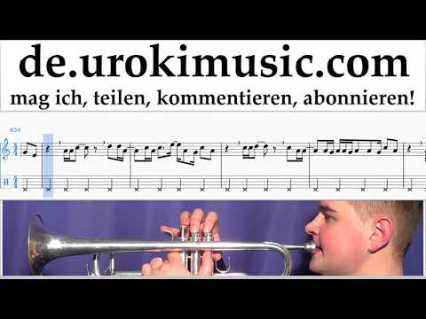 Trompete Lernen Major Lazer & DJ Snake - Lean On Tabulatur Teil#2 um-i995