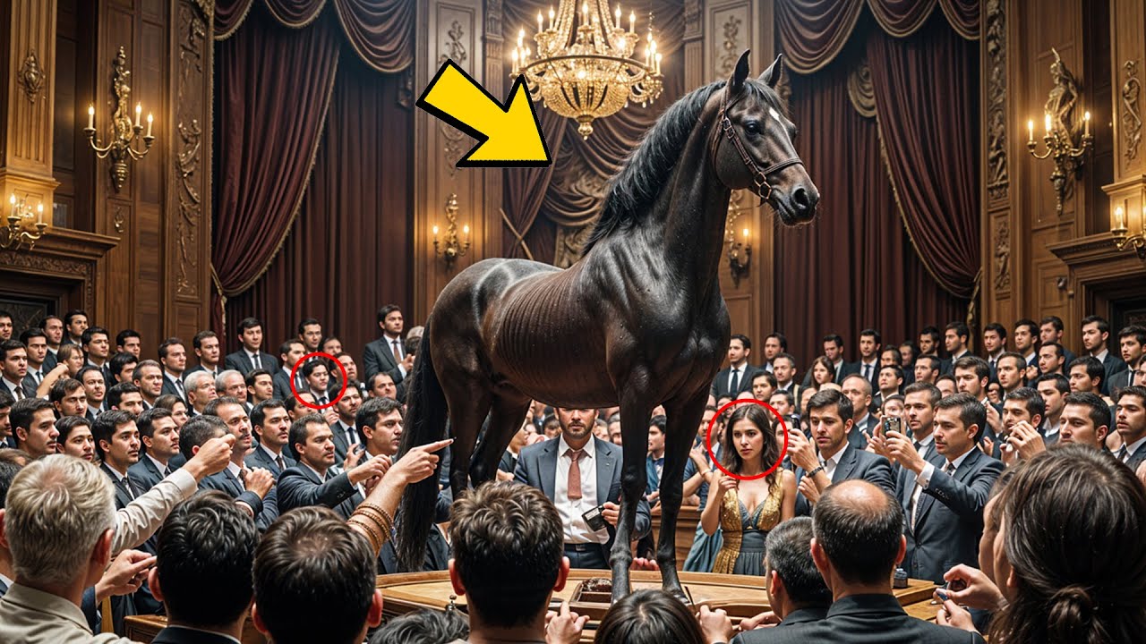 CAVALO AGRESSIVO É REJEITADO EM UM LEILÃO, UMA GAROTA O COMPRA E O TORNA CAMPEÃO E DEPOIS