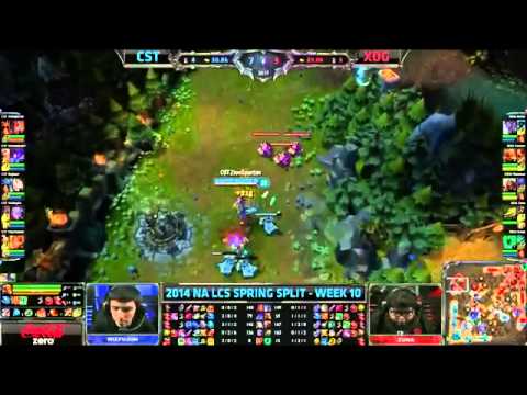 Team Coast vs XDG | CST vs XDG | 2014 NA LCS Spring Split W10D1 G3 [HQ]
