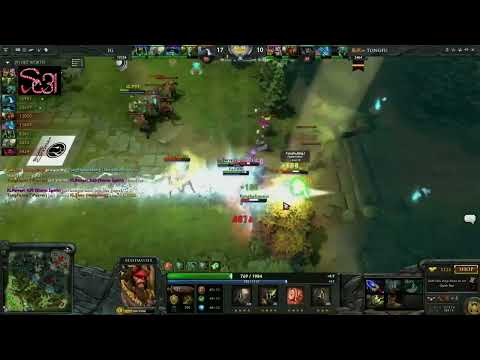 (Dota2 Throwback) MU Double Rampage "1st TI Main Stage Rampage" (Tongfu Vs IG TI3 Lower Bracket G2)