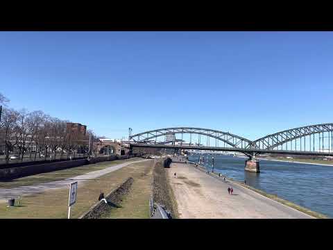 Umleitung ICE International FFM/Basel - Amsterdam über der Kölner Südbrücke