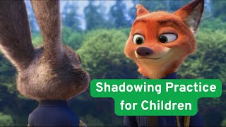 Shadowing Practice With Judy Hopp's Final Monologue in Zootopia | Kids English Shadowing Practice