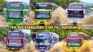 Download lagu RAME FULL BUS TELOLET BASURI🥳 Hunting Bus Trip Anyer Di Jalan Banjir👏 mp3
