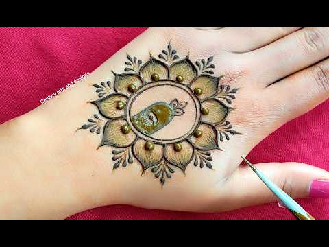Mahashivratri special stylish back hand mehndi design | easy mehndi design | mehndi design | mehndi