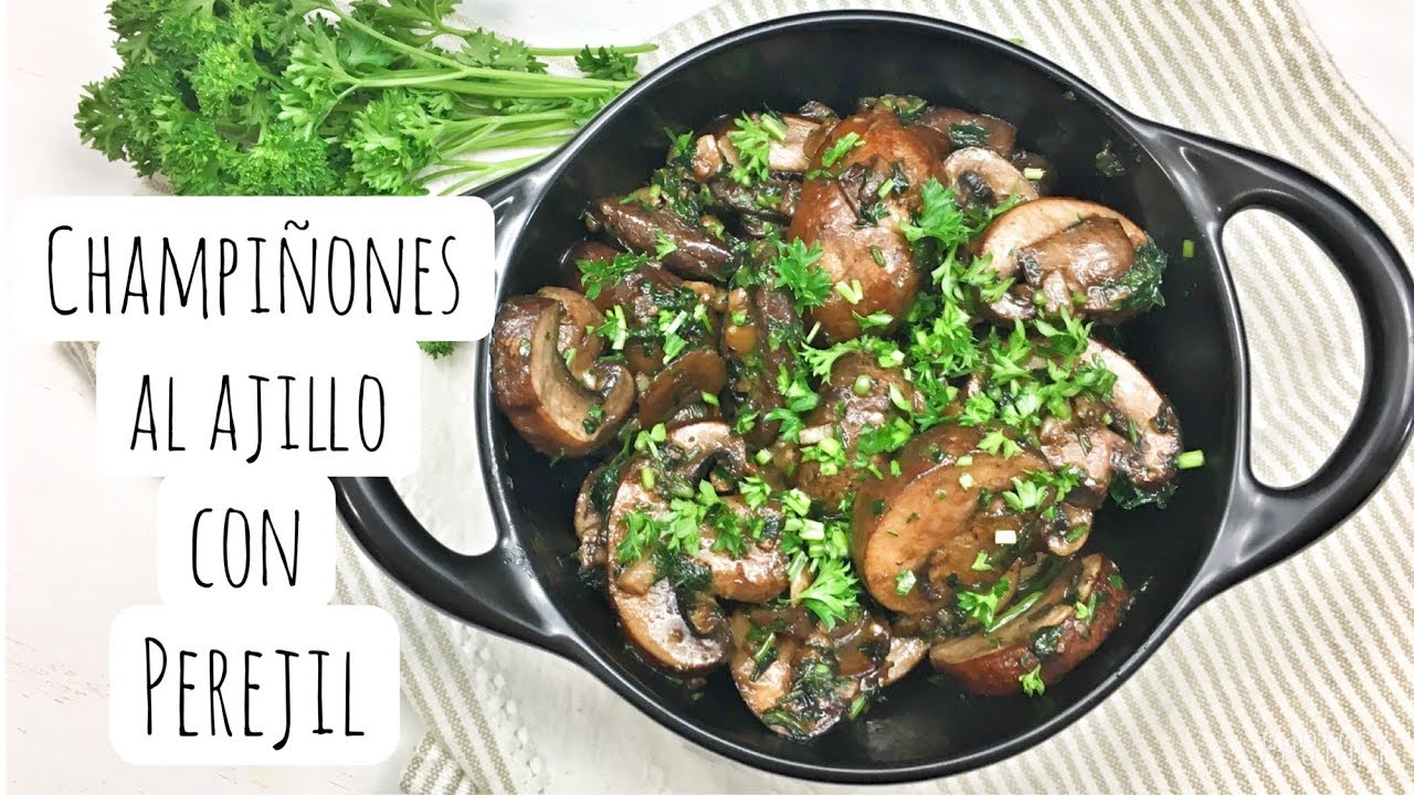 Champiñones Salteados con Ajo y Perejil