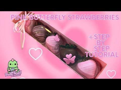 Easy Butterfly Chocolate Covered Strawberries | Step By Step Full Tutorial 2024