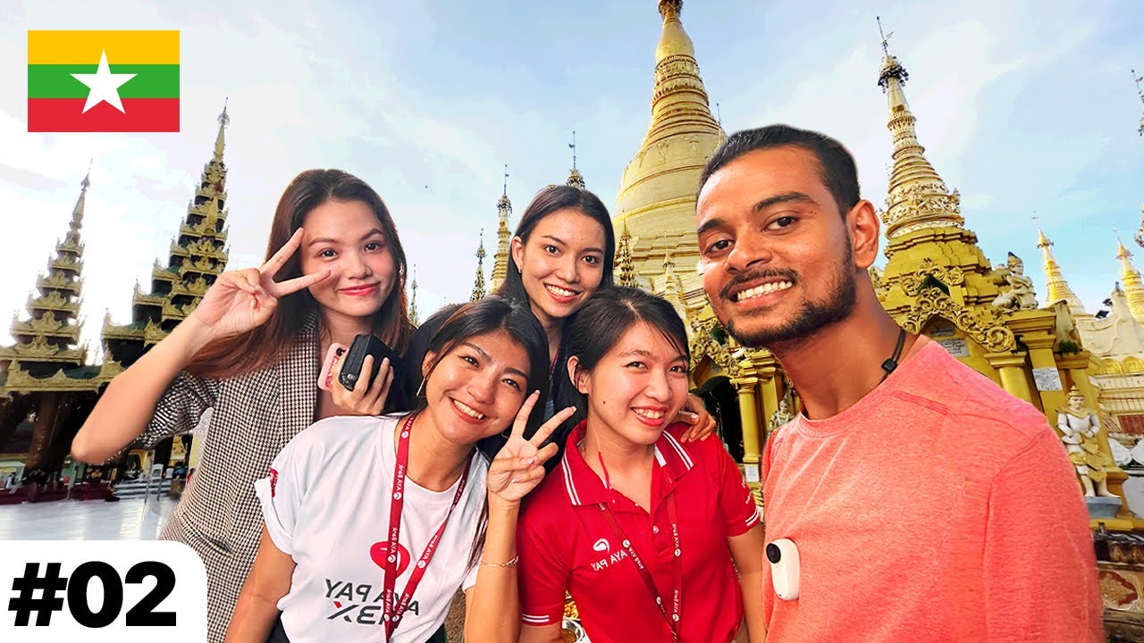 First Day In Myanmar During War