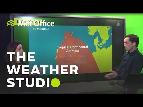 First satellite images, airmasses and April showers - The Weather Studio