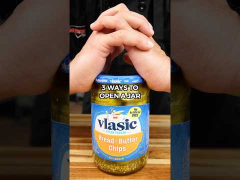 Part of a video titled 3 Ways to Open a Stubborn Jar - YouTube