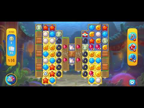 Fishdom Hard Level 3785, 3 Pages.