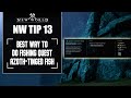 Best way to do fishing quest Azoth-Tinged Fish in New World
