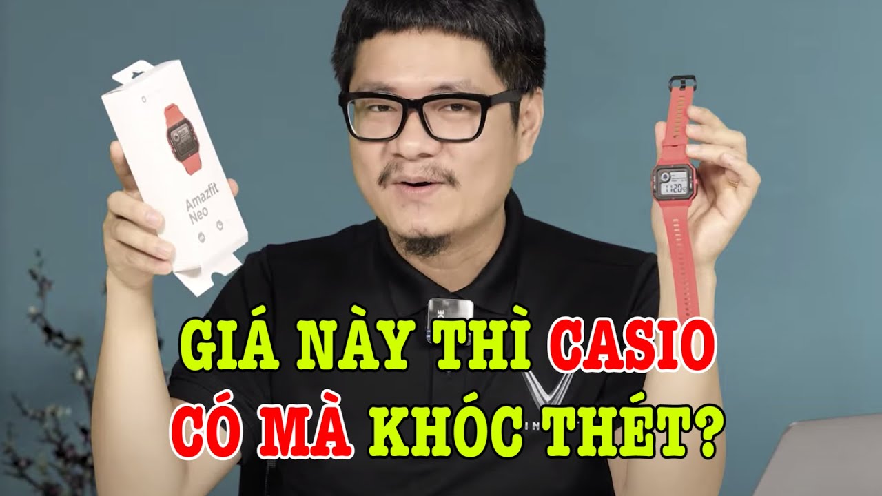 Amazfit Neo chính hãng chỉ 690k quá ngon cho anh em nào thích Casio