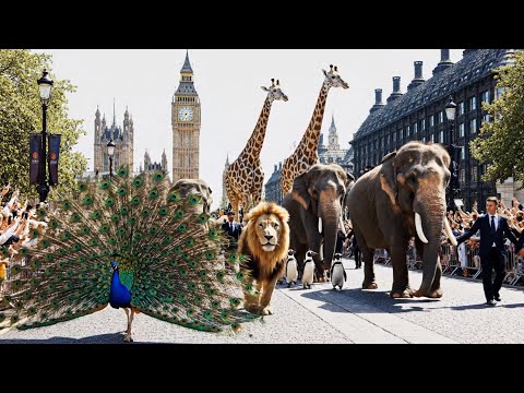 LONDON REAL ANIMALS PARADE 2026 – PART 2 | The Craziest Scenes You Didn’t See Before (4K HDR)