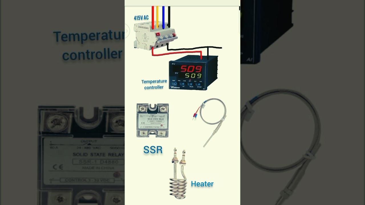 solid state relay |temperature controller connection