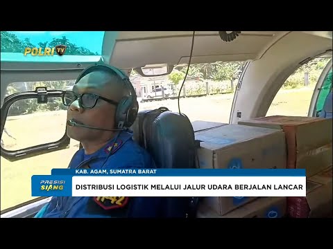 POLRI KIRIM LOGISTIK LEWAT UDARA KE PALAMBAYAN DUKUNG PENANGGULANGAN BANJIR SUMATERA BARAT