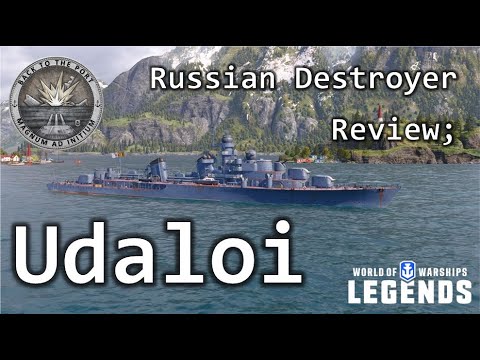 Russian Destroyer; Udaloi Review; World of Warships Legends