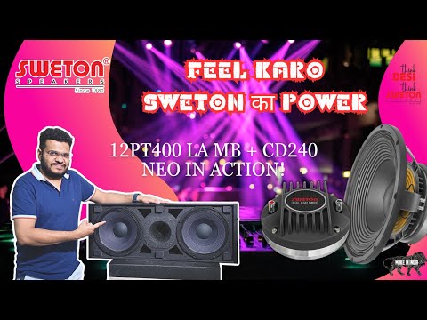 DJ Line Array Setup India 🇮🇳 | Sweton 12 PT 400 LA & CD 240 NEO Hindi Review@Sweton Speakers