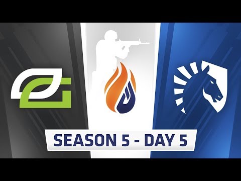 ECS Season 5 Day 5 - Optic vs Liquid - Train