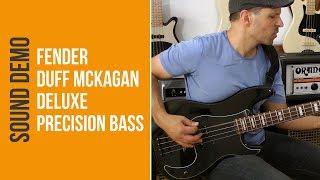 Video thumbnail for Fender Duff McKagan Deluxe Precision Bass  - Sound Demo (no talking) by Bass Bonedo