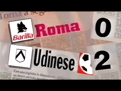 Roma-Udinese 0:2, 1993/94 - Domenica Sportiva (doppietta di Fausto Pizzi)