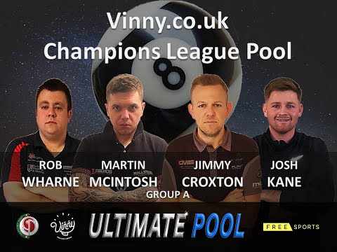 Jimmy Croxton v Josh Kane Group A Vinny.co.uk Champions League Pool