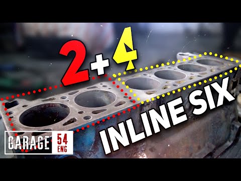 We make a working I-6 out of two Lada 4-cyl engines