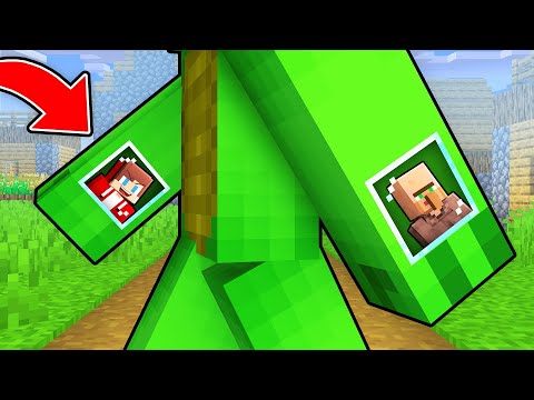 JJ Built a House inside Mikey’s Arms in Minecraft (Maizen)