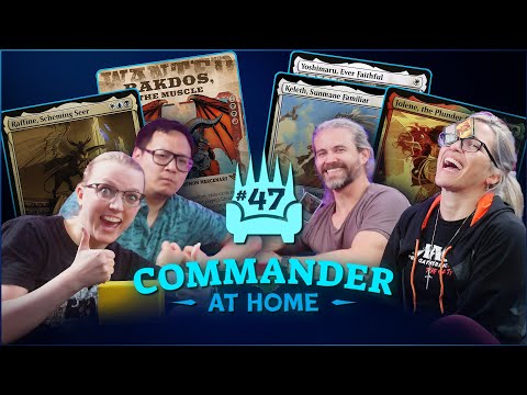 Commander at Home #47 - Yoshimaru/Keleth v Jolene v Raffine v Rakdos feat AliasV and GermanGaryOak