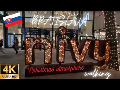 Nivy centrum - Nivy Bratislava | autobusová stanica Bratislava | shopping center | Vianoce 2022