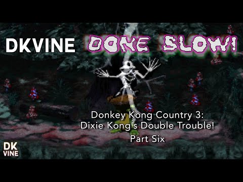 DK Vine Done Slow! - Donkey Kong Country 3: Dixie Kong's Double Trouble! (part six)