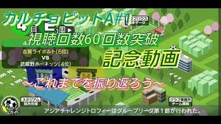 【カルチョビットA　記念動画】　カルチョビット#1　60回突破記念動画！